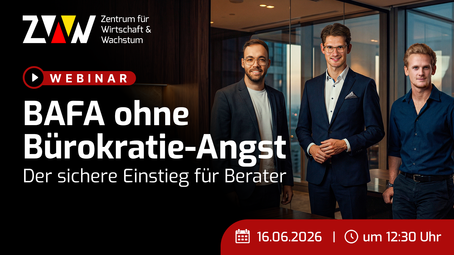ZWW Webinar — BAFA ohne Bürokratie-Angst, 16.06.2026 um 12:30 Uhr